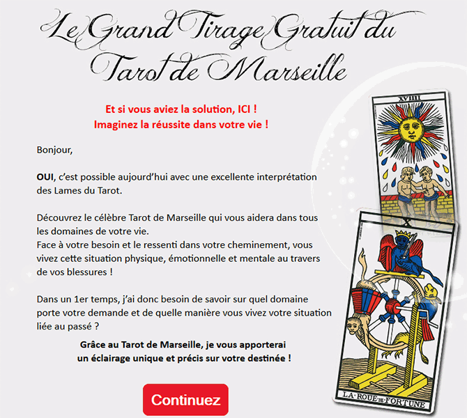 grand tirage du tarot de marseille gratuit